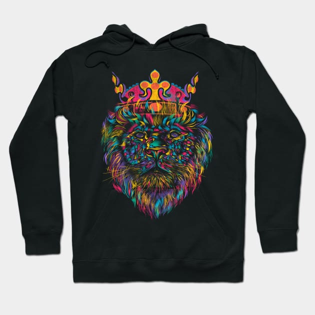 Wild King Hoodie by DANDINGEROZZ